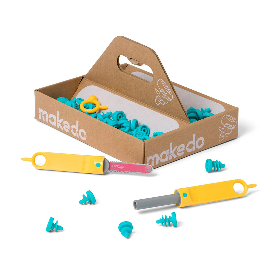 Makedo Explore Upcycled Cardboard Construction Toolkit
