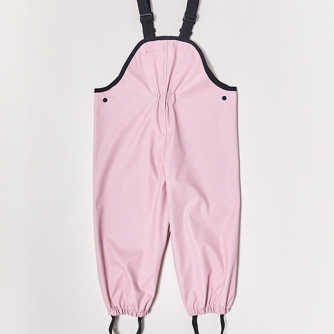 Rainkoat Blush Pink Overalls/Crawlers
