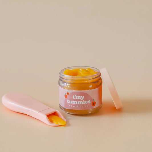 Tiny Tummies Magic Peach Jelly Jar with Spoon - Tiny Harlow