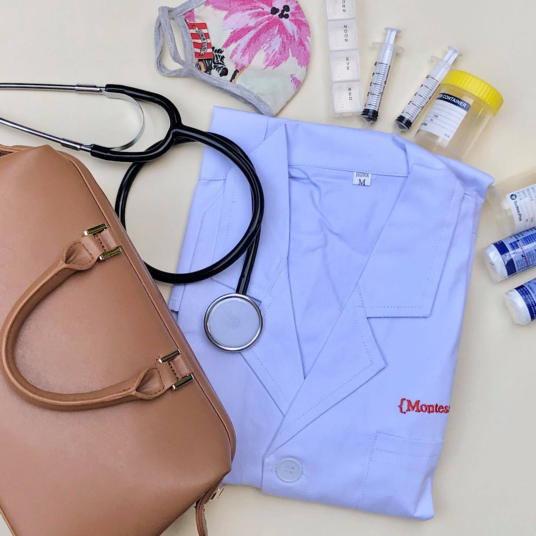 Montessori medic doctors kit - Tan