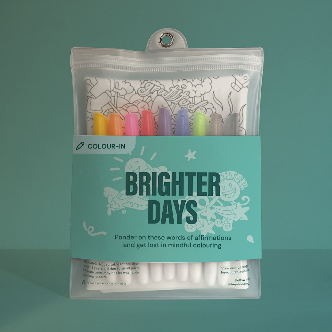 Hey doodle placemat - Brighter Days